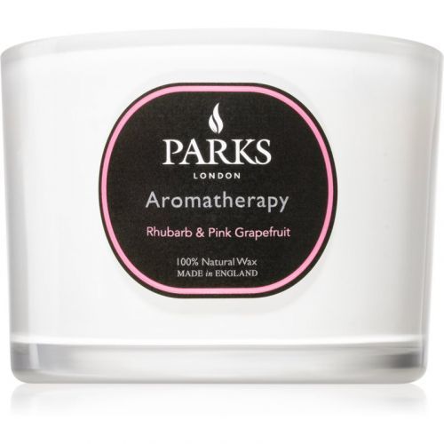 Parks London Aromatherapy Rhubarb & Pink Grapefruit scented candle 350 g
