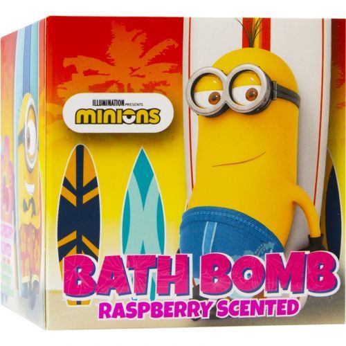 Minions Bath Bomb Effervescent Bath Bomb Raspberry 1 pc