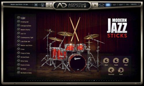 XLN Audio AD2: Modern Jazz Sticks (Digital product)
