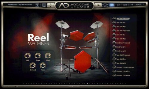 XLN Audio AD2: Reel Machines (Digital product)