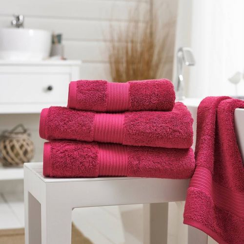 Bliss Bath Towels Magenta