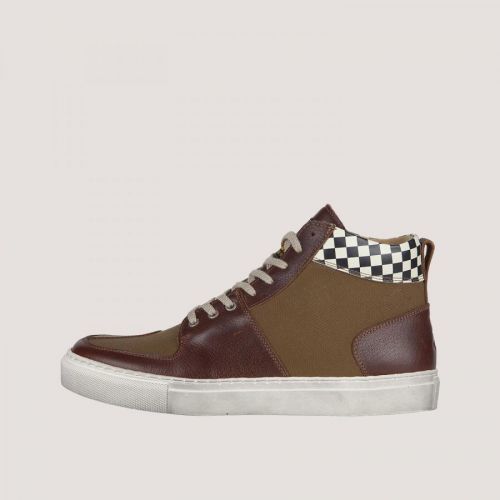 Helstons Grandprix Leather Armalith Tan Khaki Shoes 39