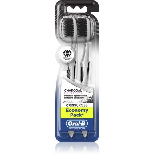 Oral B 3DW Charcoal Toothbrush 2 pcs