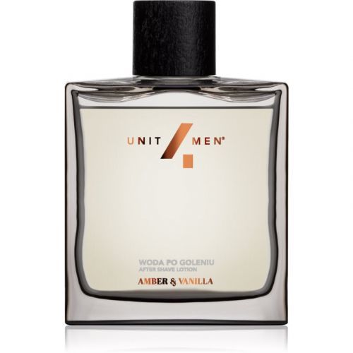 Unit4Men After Shave Lotion Amber&Vanilla Aftershave Water 100 ml