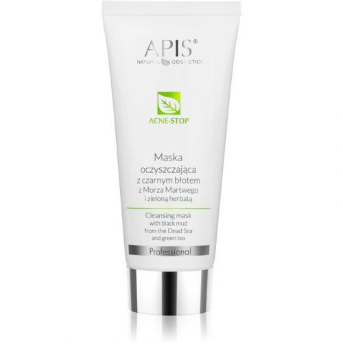 Apis Natural Cosmetics Acne-Stop Professional Deep Cleansing Mask For Oily Acne - Prone Skin 200 ml