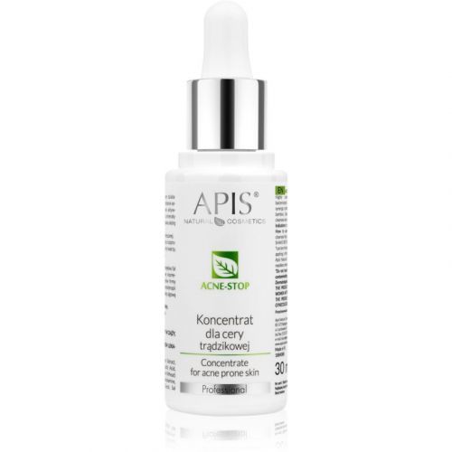 Apis Natural Cosmetics Acne-Stop Professional Concentrate For Oily Acne - Prone Skin 30 ml