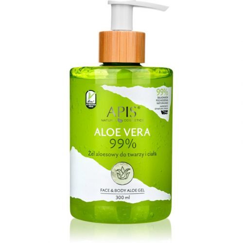 Apis Natural Cosmetics Aloe Vera Intensive Moisturising Gel for Face, Body and Hair 300 ml