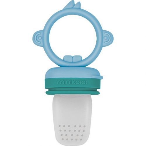 Minikoioi Feeder Teether teething toy for feeding Green/Blue 1 pc