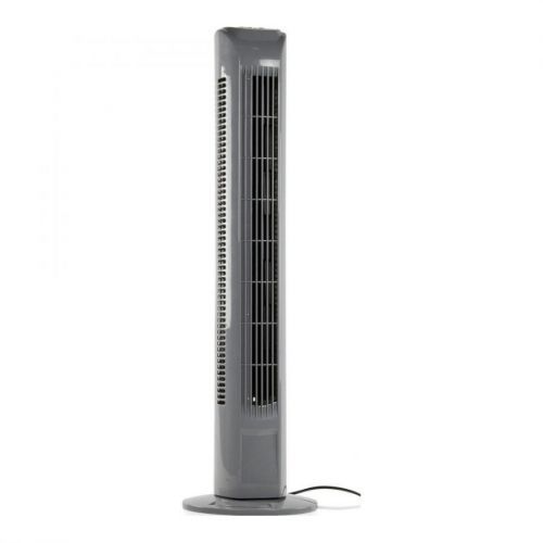 Challenge LG32-01R Grey Oscillating Tower Fan With Remote Control