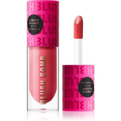 Makeup Revolution Blush Bomb Cream Blush Shade Savage Coral 4,6 ml