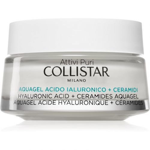 Collistar Attivi Puri Hyaluronic Acid + Ceramides Aquagel Moisturizing Cream-Gel with Brightening Effect with Hyaluronic Acid 50 ml