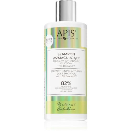 Apis Natural Cosmetics Natural Solution 3% Baicapil Strengthening Shampoo Against Hair Fall 300 ml