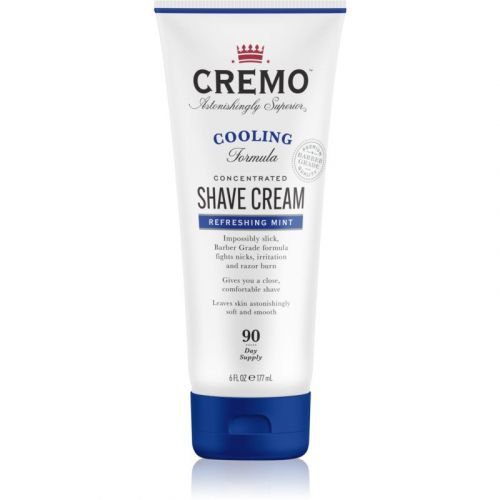 Cremo Refreshing Mint Cooling Shave Cream Shaving Cream in Tube for Men 177 ml