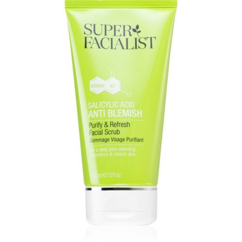 Super Facialist Salicylic Acid Anti Blemish Gentle Facial Scrub For Oily And Problematic Skin 150 ml