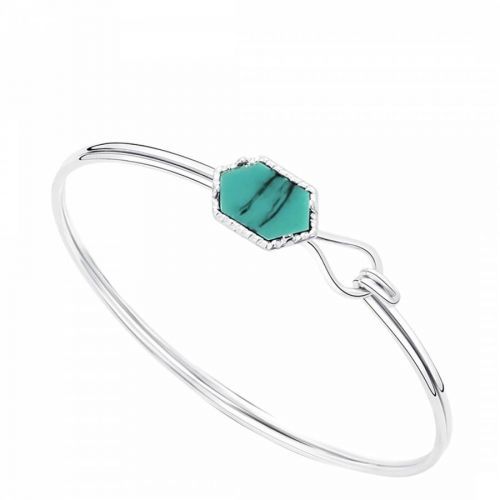 Silver Turquoise Bangle