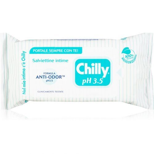 Chilly Intima Anti-Odor Intimate Cleansing Wipes pH 3,5 12 pc