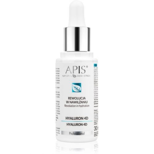 Apis Natural Cosmetics Revolution In Hydration Hyaluron 4D Hyaluronic Serum for Dehydrated Dry Skin 30 ml