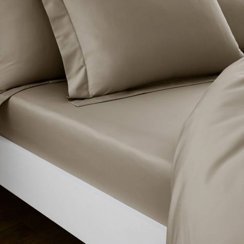 320TC Double Fitted Sheet Taupe
