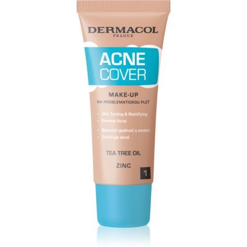 Dermacol Acne Cover Soothing Foundation With Tea Tree Oil Shade No.1 30 ml