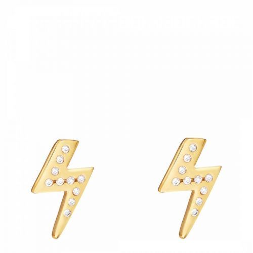 18k Gold Plated Strike Lucky Earrings