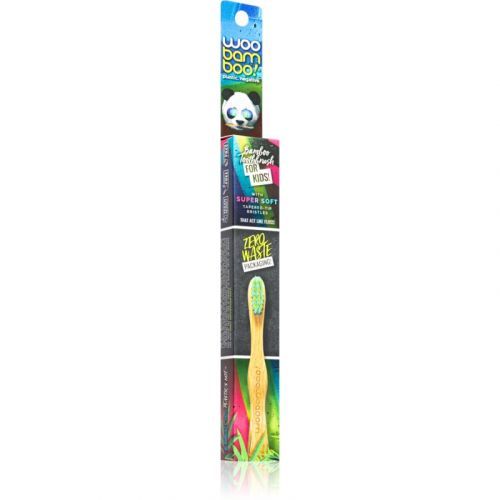 Woobamboo Eco Toothbrush Kids Super Soft Bamboo Toothbrush for Kids 1 pc