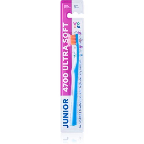 WOOM Toothbrush Junior 4700 Ultra Soft Toothbrush for Kids 6+ Ultra Soft