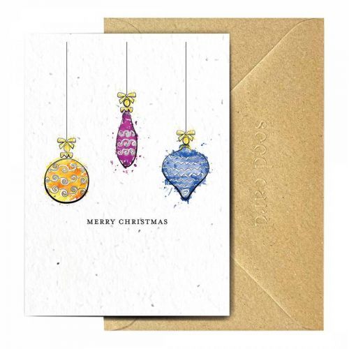 Continuous Pack of 5 Seed Cards - Baubles