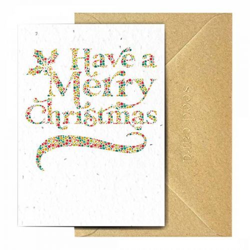 All The Dots Pack of 5 Seed Cards - Merry Christmas