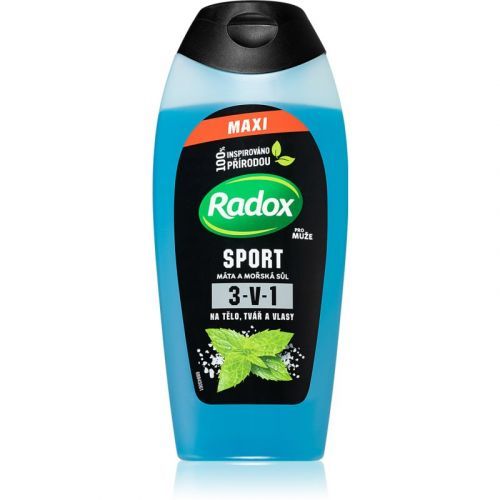 Radox Sport Mint & Sea Salt Energising Shower Gel for Men 400 ml