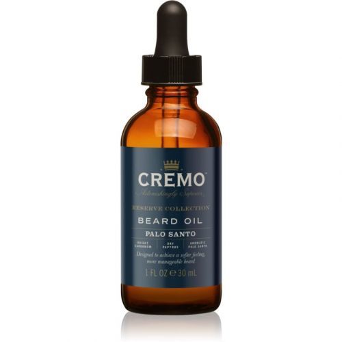 Cremo Reserve Collection Palo Santo Beard Oil for Men 30 ml