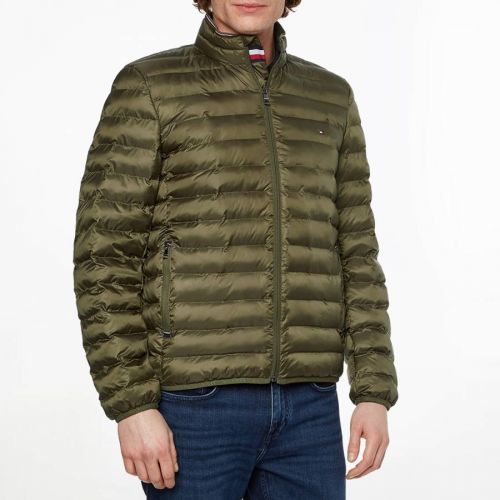 Khaki Packable Quilted Jacket