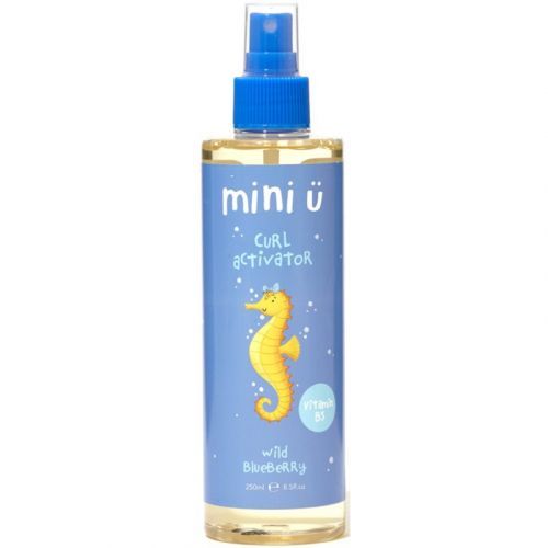 Mini-U Curl Activator Wild Blueberry Activating Spray for Curly Hair for Kids 250 ml