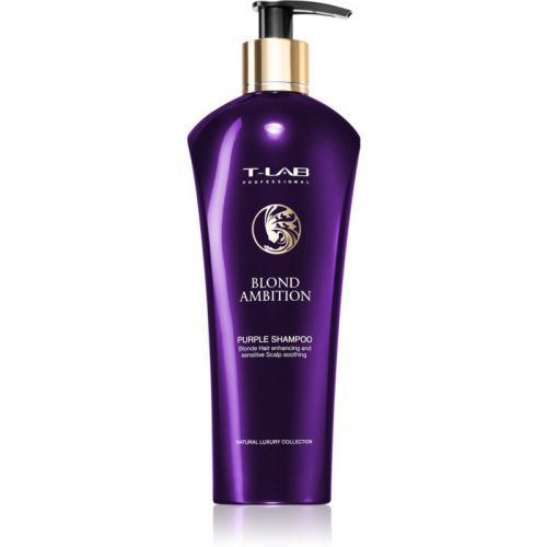 T-LAB Professional Blond Ambition Violet Shampoo for Yellow Tones Neutralization 300 ml