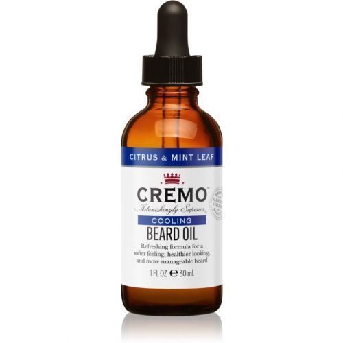 Cremo Cooling Beard Oil Citrus & Mint Leaf Beard Oil 30 ml