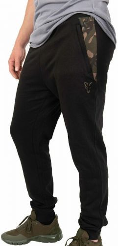 Fox Fishing Trousers Lightweight Black/Camo Print Joggers S