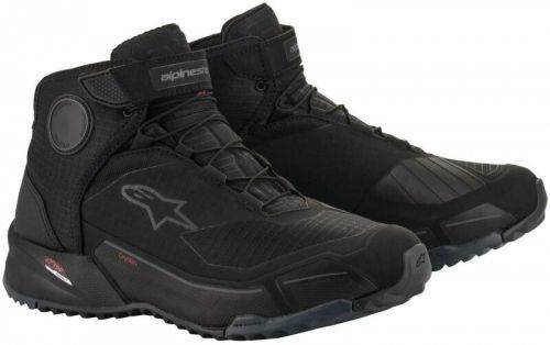 Alpinestars CR-X Drystar Riding Shoes Black/Black 40,5 Motorcycle Boots
