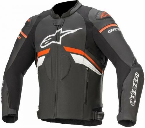 Alpinestars GP Plus R V3 Leather Jacket Black/Red Fluorescent/White 48 Leather Jacket