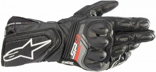 Alpinestars SP-8 V3 Leather Gloves Black L Motorcycle Gloves