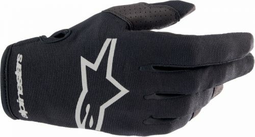 Alpinestars Radar Gloves Black/Brushed Silver S Motorcycle Gloves