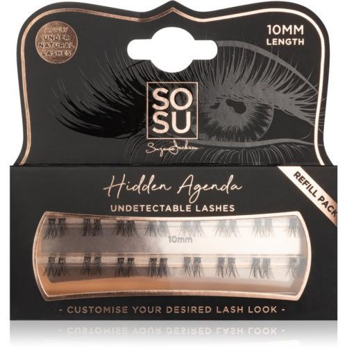 SOSU by Suzanne Jackson Hidden Agenda Knotless Individual Cluster Lashes 10 mm