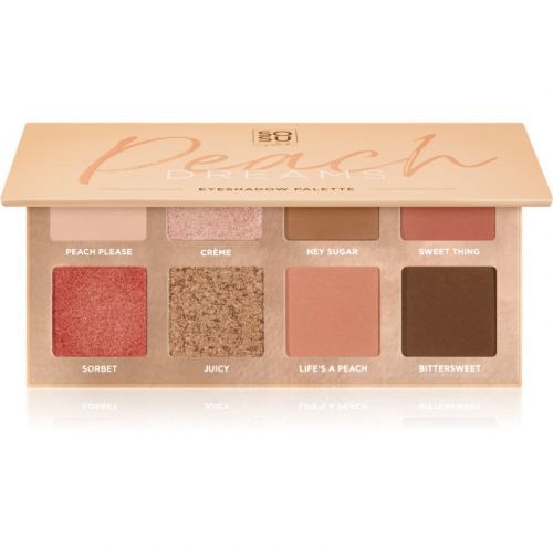 SOSU by Suzanne Jackson Peach Dreams Eyeshadow Palette, 8 Shades 8x2 g