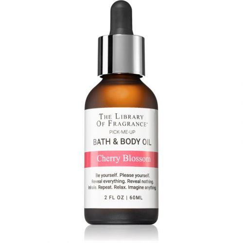 The Library of Fragrance Cherry Blossom Body Oil for Bath Unisex 60 ml