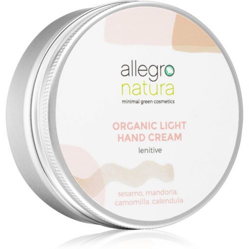 Allegro Natura Organic Light Moisturizing Cream for Hands 60 ml