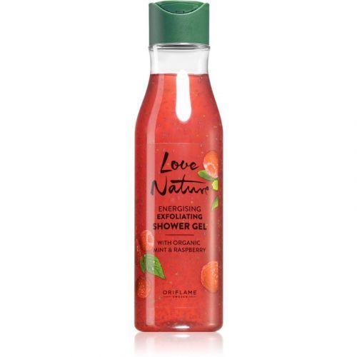 Oriflame Love Nature Organic Mint & Raspberry Exfoliating Shower Gel 250 ml