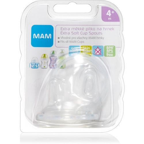 MAM Baby Bottles Extra Soft Cup Spout replacement spout 4m+ 2 pc