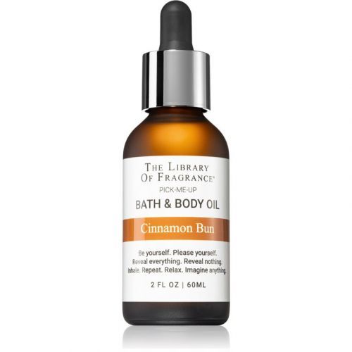 The Library of Fragrance Cinnamon Bun Body Oil for Bath Unisex 60 ml