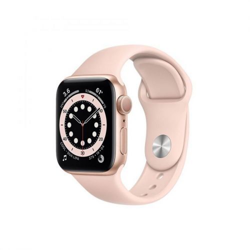 Apple Watch Series 6 40mm gold aluminum with sand-pink sports strap