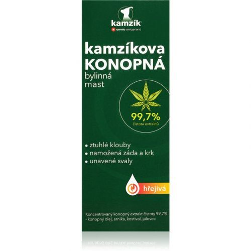 Cemio Kamzík hemp ointment Ointment with a Warming Effect 200 ml