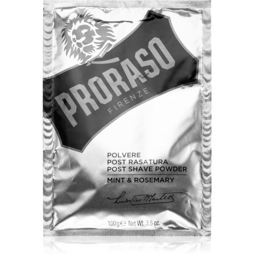 Proraso Aftershave Powder Styling Powder Aftershave for Men Mint and Rosemary 100 g