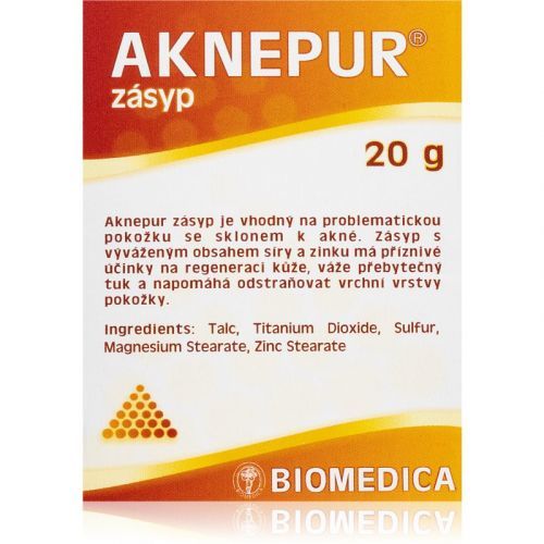 Biomedica Aknepur Loose Powder for Problematic Skin, Acne 20 g